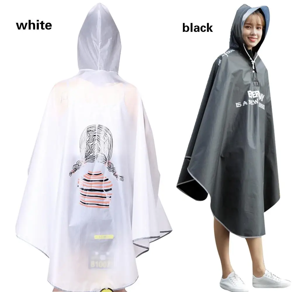 

Hooded Raincoat Unisex Hiking Camping Waterproof Rainwear Adult Adult Raincoat Convenient EVA Mantle Poncho