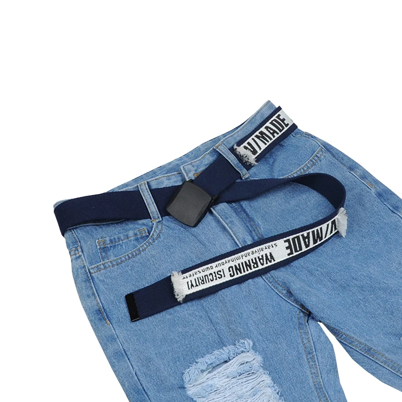 

Men Women Casual Canvas Belt Outdoor Fashion Letter Printing For men Automatic buckle Belt Street trend Belt for Womens X151