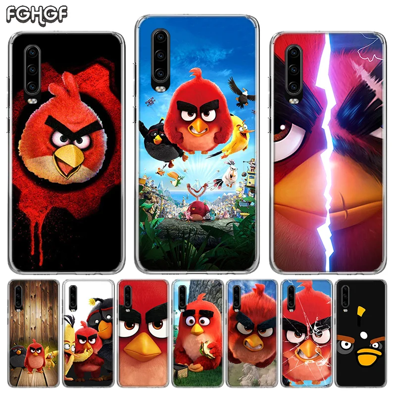 Животный принт Angry Bird Fundas силиконовый чехол для телефона huawei Honor 20 9X Pro 10 9 lite 8X 8A 20i 8C