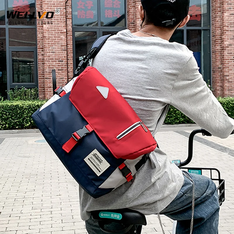 Bolso de hombro cruzado para hombre y bandolera de estilo escolar para adolescentes, informal, ideal para estudiantes, ciclismo, XA793ZC - AliExpress