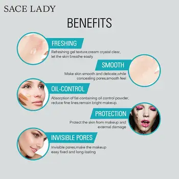 

Matte Make Up Fine Lines Oil-control Cream Primer Face Silky Gel Base Cosmetic Makeup Brighten Primer Foundation