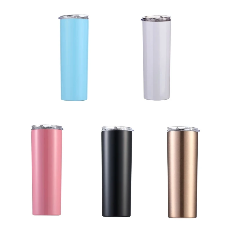 Tumbler Skinny Travel Tumbler with Lids Vacuum Insulated Double Layers Stainless Steel for Coffee Teas and Beverages 85LA