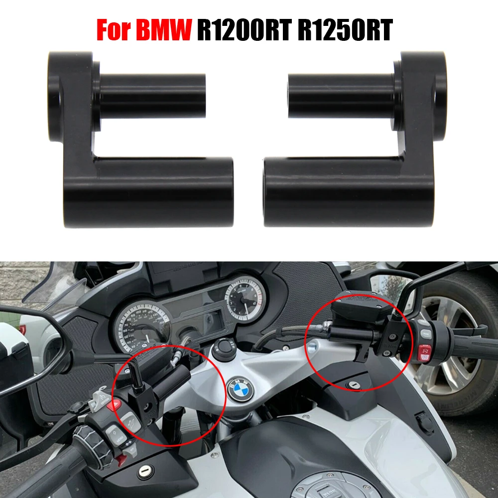 2pcs Cnc R 1200 Rt R 1250 Rt Handlebar Risers Bar Clamp Extend Adapter
