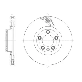 

Disc brake front. Right. Porsche Cayenne VW Touareg 3.0-4.8/4.2TDI 10 REMSA 61419.10
