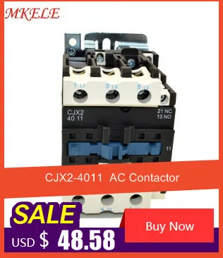 3 фазы 3-полюсный LC1 380 V 220 V 110 V 36 V 24 V Лидер продаж CJX2-5011 AC Contator 50A 3 P + 1NO + 1NC 50/60Hz на din-рейку AC Contator