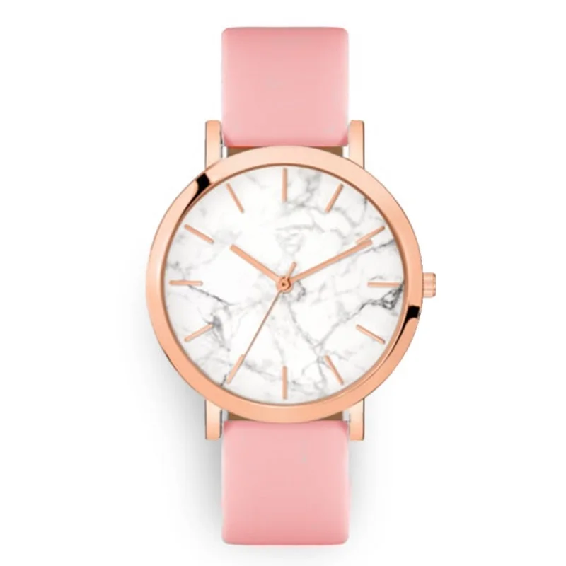Новые модные мраморные женские часы, простые повседневные кожаные кварцевые наручные часы, подарок, женские часы, Montre Femme Horloge zegarek damski
