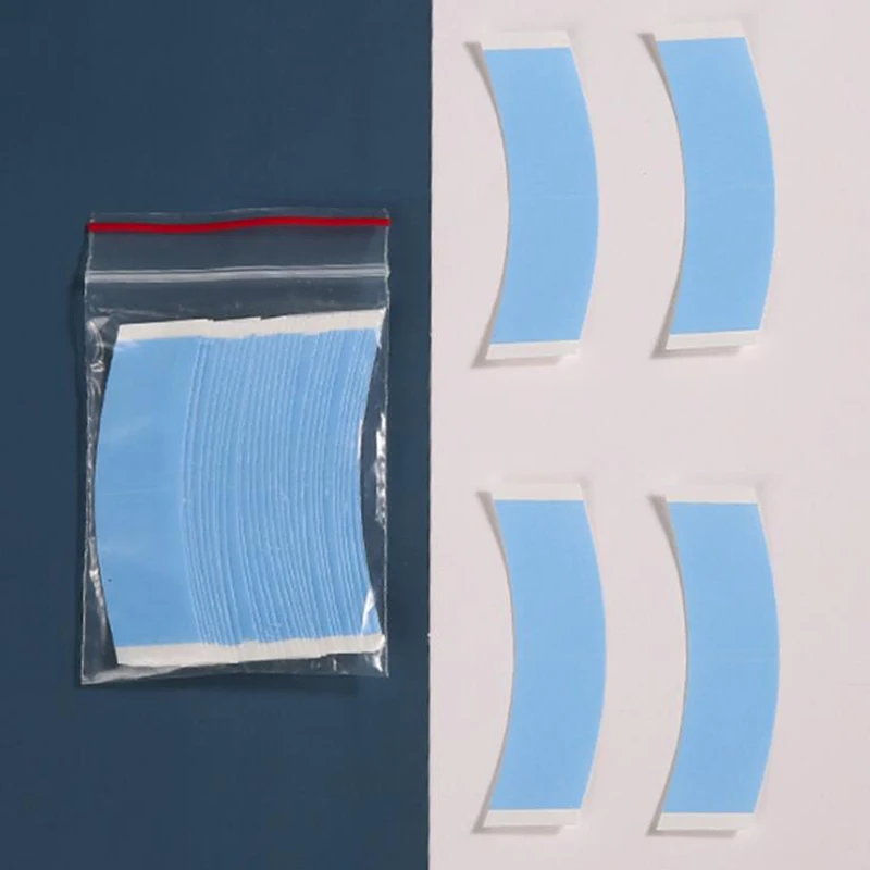 36pcs Blue Lace Front Waterproof Wig Tape Double Adhesive Tape Strips For Toupee/Lace Wig Hair System Adhesive