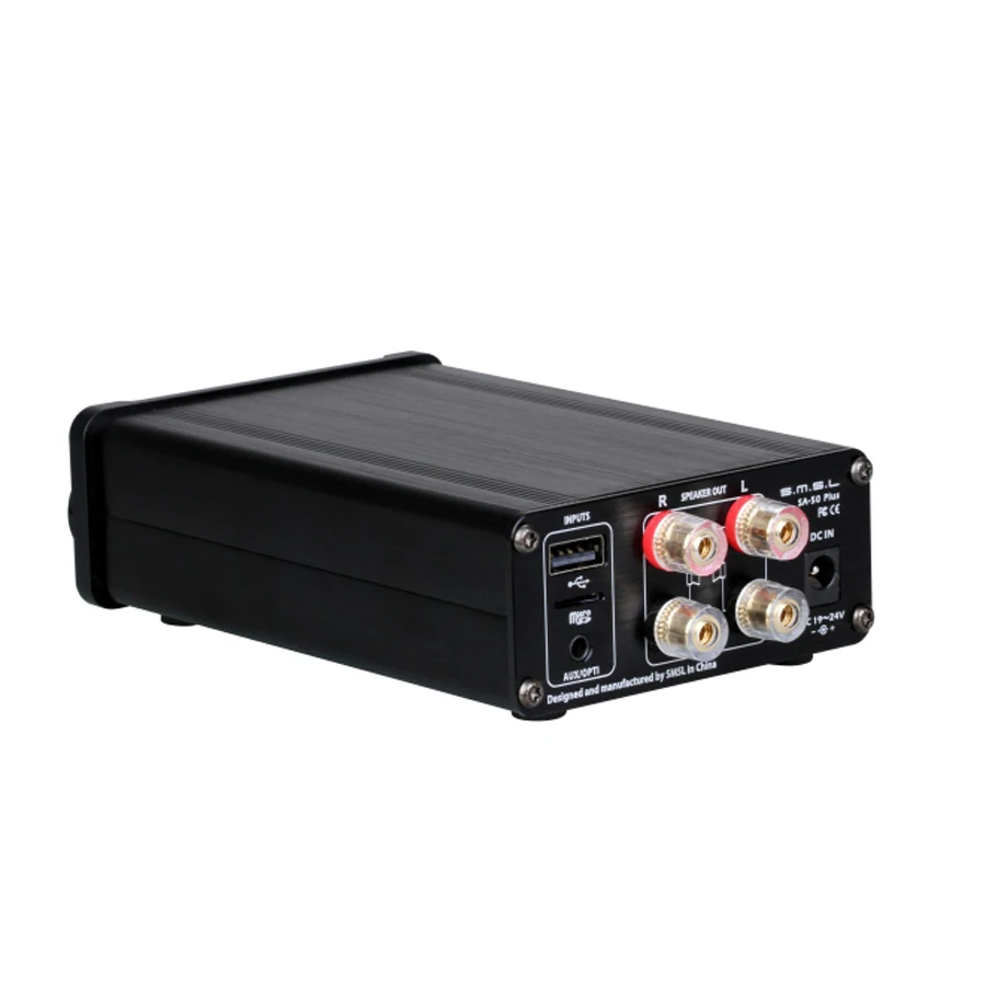 SMSL SA-50 Plus HiFi 50W*2 AUX Optical USB Disk Big Power Digital Amplifier  AliExpress