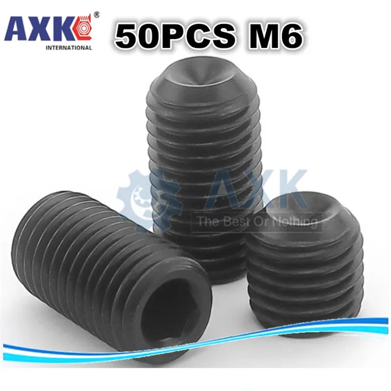 AXK 50 шт. M6 12 9 сплав сталь метрическая резьба резьбовые винты внутренний