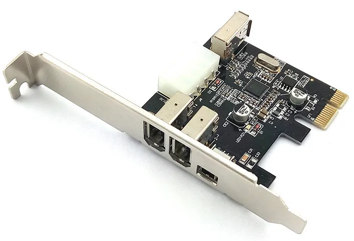 

"E ZHOU" EZCCEX1394 PCI-E1394 video capture card (VIA chip with front HD DV, send 1394 cable, PCIE card)