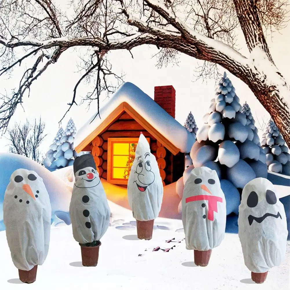 

Non-woven Christmas Tree Protective Cover Plant Cold And Insect-proof Tree Cover Christmas Gardening Decoration Supplies