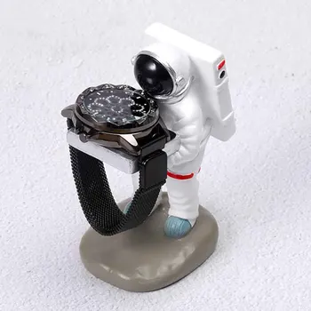 

Astronaut Shape Old Housekeeper Watch Display Stand Necklaces Gift Antique Table Ring Earrings Home Decoration Jewelry Organizer