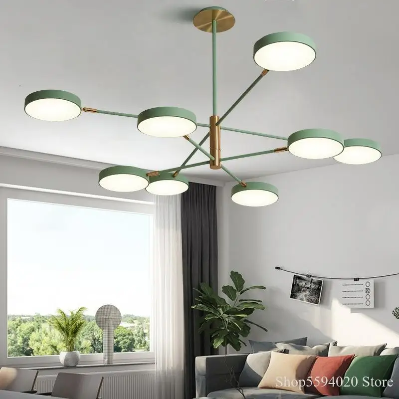 Nordic Designer Chandelier Lights Coffee Iron Living Room Lamp Designer Chandelier Lights Coffee Iron