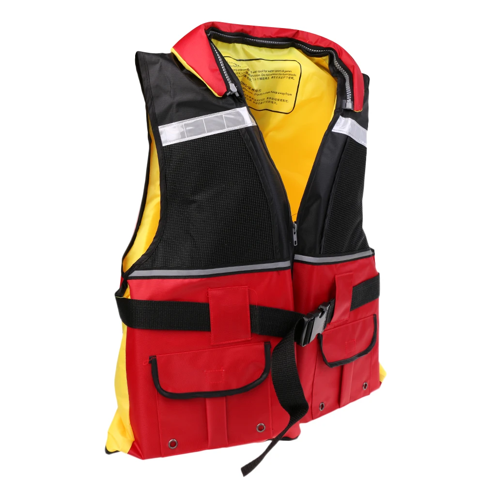 Adult Life Jackets Vest for Sailing Swimming Kayaking Canoeing Fishing