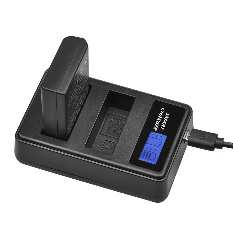 En El14/En El14A Usb ЖК дисплей двойной порт зарядное устройство для Ni Kon D3100 D3200 D3300 D3400 D3500