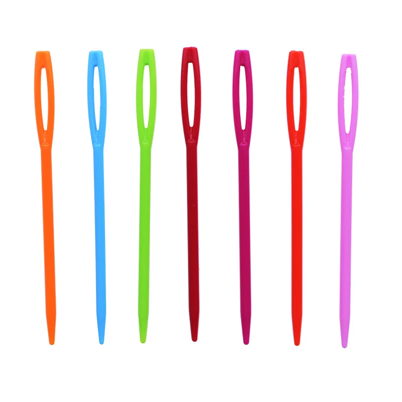 100pcs per pack Aluminum Knitting Needles Markers Crochet Hook Locking Stitch Sweater Yarn Neddle DIY Crafts Sewing Tool