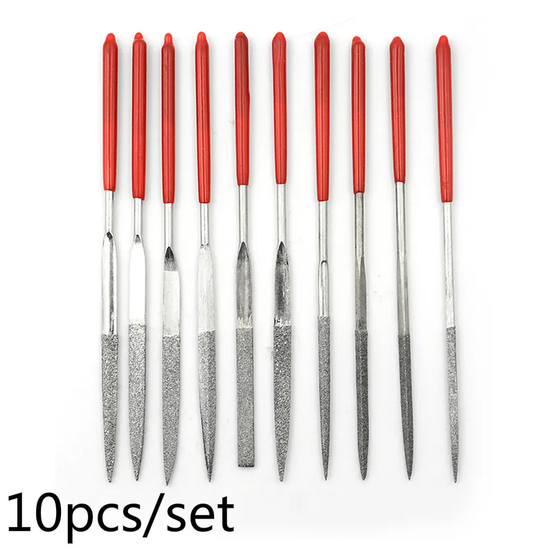 

10pcs/set Metal Filing Tool Woodworking DIY Folder Hobby lMini File Set Wood Rasp Files Needle Carving Tools