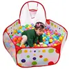 Pudcoco US Stock Folding Playpen Ocean Ball Game Pool Portable Game Play Tent In/Outdoor Playing House Pool Pit Kids Tent Toy 1