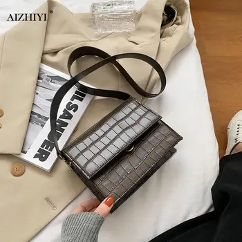 

Stone Pattern Shoulder Messenger Bag PU Leather Crossbody Bags Fashion Casual Women Handbags Totes Bags Clutch Bag