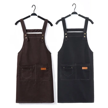 

Adjustable Kitchen Denim Apron with Pockets for Cooking Baking BBQ and Gardening Cleaning Work