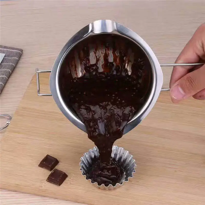 Нержавеющая стальная длинная ручка воскоплав DIY ароматические свечи мыло