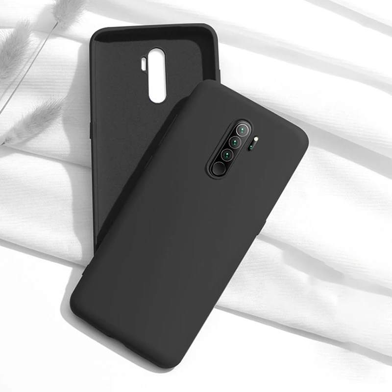 Чехол для телефона Xiaomi Redmi Note 8T 8 Pro Чехол имитация жидкостный Мягкий силиконовый чехол для Xiaomi Redmi 8A Note8 8T чехол противоударный - Цвет: Черный