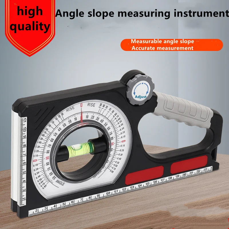 High Precision Angle Slope Measuring Instrument Magnetic Level Bubble Inclinometer Protractor Angle Finder Slope Scale Level