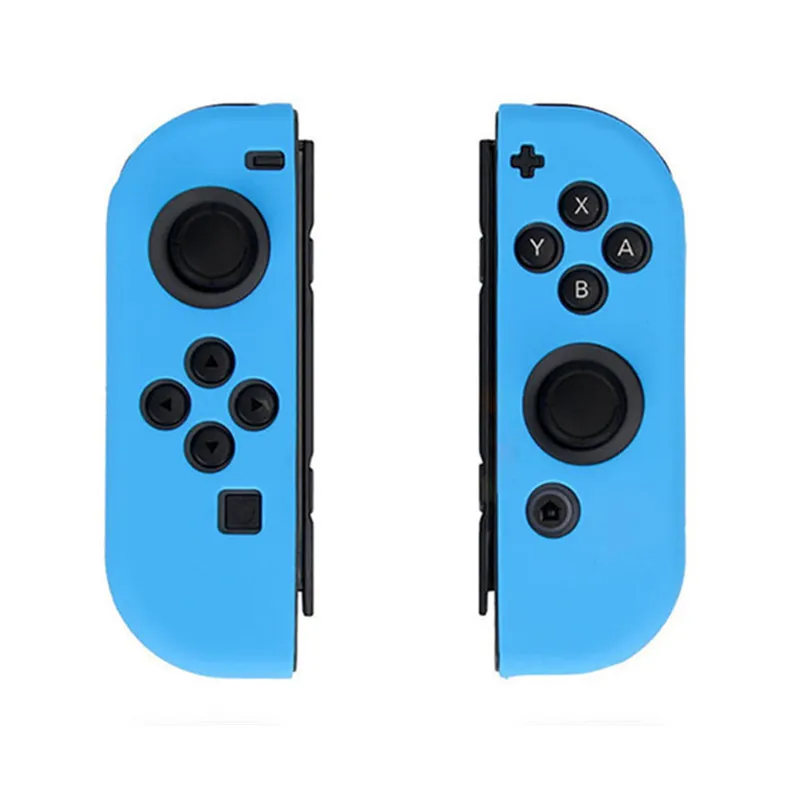 1 Set Diy Switch Gamepad Silica Gel Joypad Protector Case Anti Fingerprint Shock Absorption Cover For Nintendo Switch Joystick 
