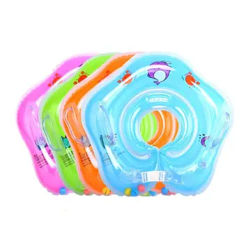 

Inflatable Baby Bath Swimming Neck Float Adjustable Safety Aids Circle Baby Swimming Neck Ring Baby Swimming Accessories
