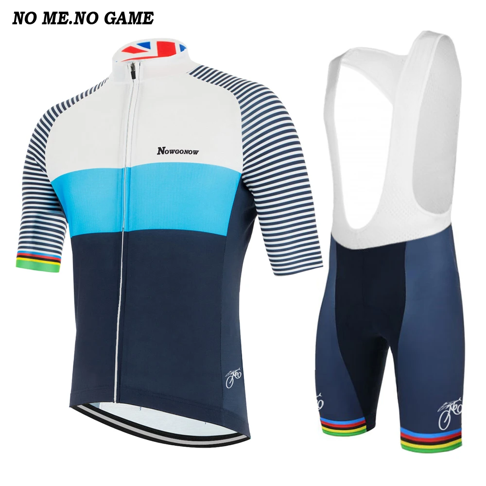 NO ME GAME - Pro England Team Cycling Jersey Sets Men Summer Triathlon Road Mtb Bike Gel Breathable Pad Kit | Спорт и развлечения