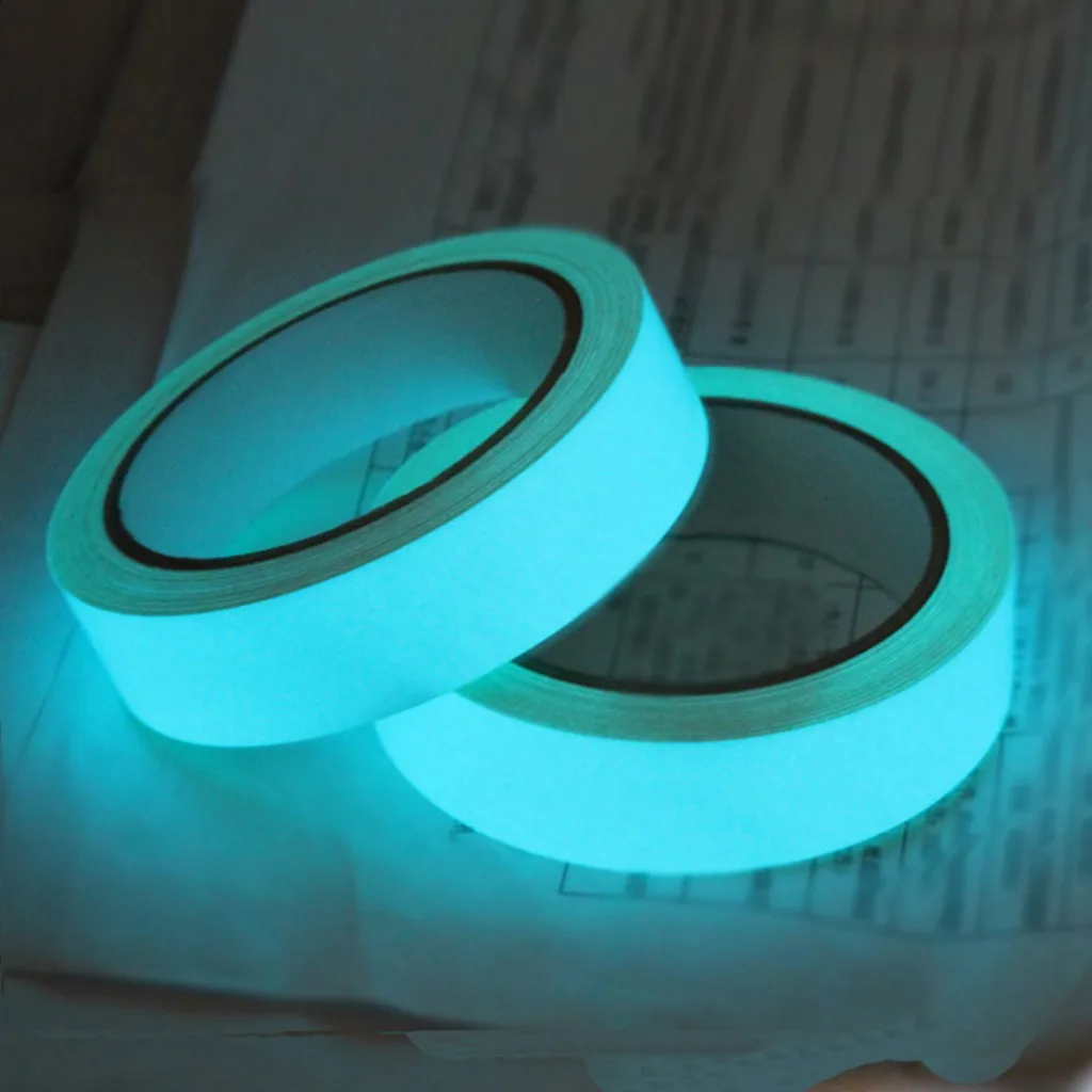 Светящаяся лента самоклеящаяся наклейка светоотражающая светящаяся ...