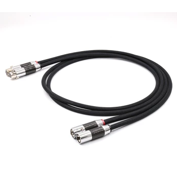 

Sq-88b Silver Plated Xlr Balanced Audio Cable Hifi Xlr Plug Cable