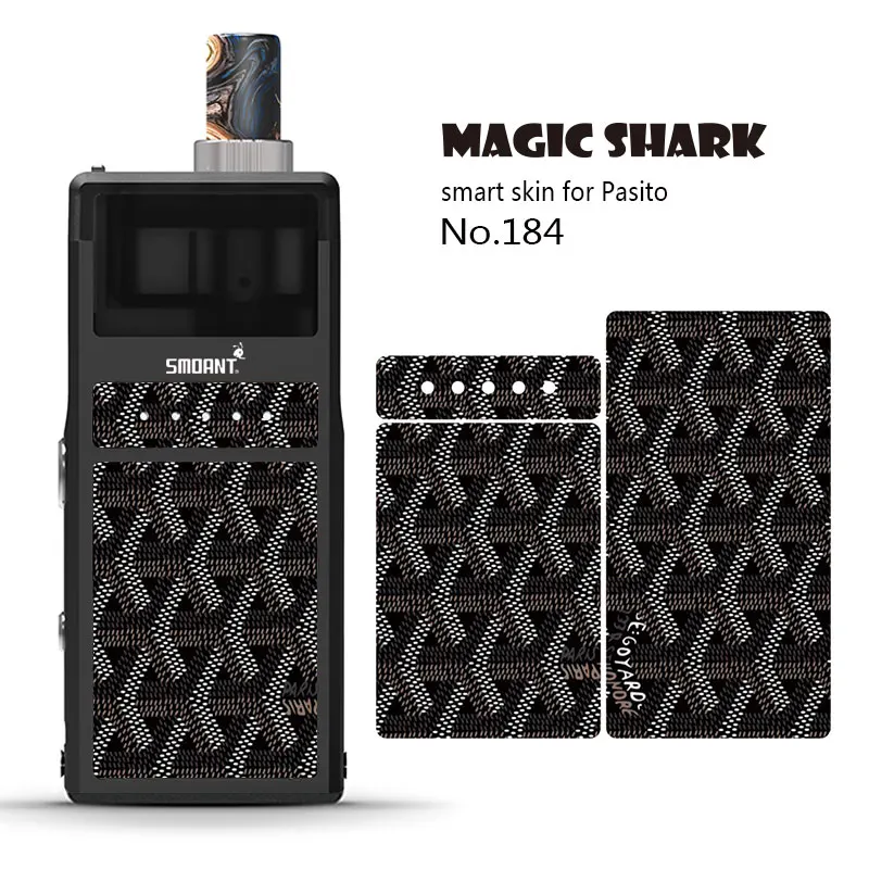 Чехол из ПВХ с принтом Magic Shark 2.5D Bear Lion Joker Stone наклейка для Pasito пленка Smoant 183