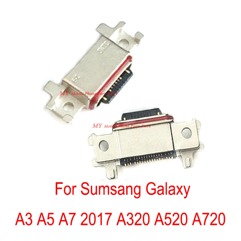 Оригинал для Samsung Galaxy A3 A5 A7 2017 A320 A520 A720 Micro USB разъем зарядки Type-C док-станция разъема