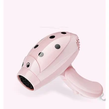 750 Вт складной мини-воздуходувка для волос с европейской вилкой, домашний электрический фен для волос с одним коллектором, низкий уровень шума, фен для волос