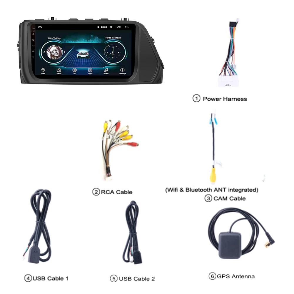 Car-radio-Android-8-1-9-For-Hyundai-Verna-2018-GPS-navigation-USB-video-support-DVD(2)