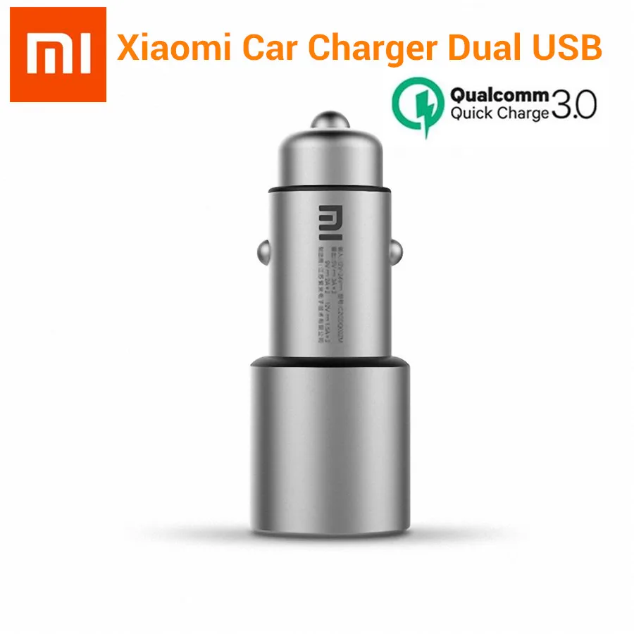 Автомобильное зарядное устройство Xiaomi QC 3 0 5 В/3 А 9 В/2 Android iPhone мобильный телефон |