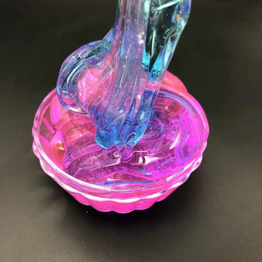 DIY Multicolor Crystal Mud Clay Super Light Soft Slime Putty Plasticine Sludge Stress Relief Toys Antistress Toys For Kids