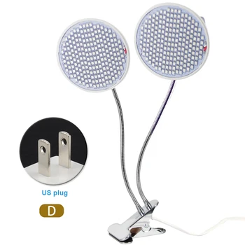 

Succulent Home Indoor Outdoor Double Head LED Grow Light Easy Use Tent Durable Flower Adjustable Gooseneck Seedlings Accessories