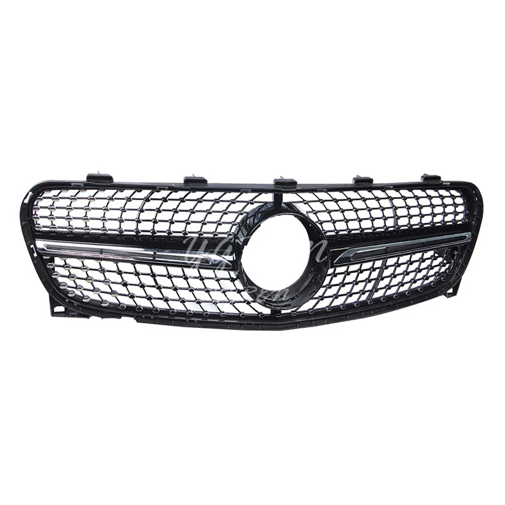 Front Grille Grill for- GLA X156 GLA200 GLA250 GLA45 Diamond Look
