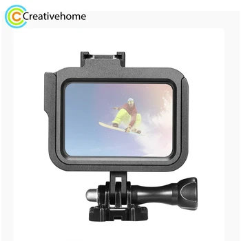 

PULUZ for GoPro HERO8 Black Standard Border Aluminum Alloy Frame Mount Protective Case with Base Buckle & Long Screw