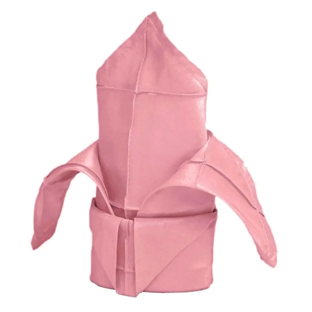 50*50 см тафты сетки скатерти столовые льняные для банкета Свадебная вечеринка Ресторан украшения - Цвет: Розовый