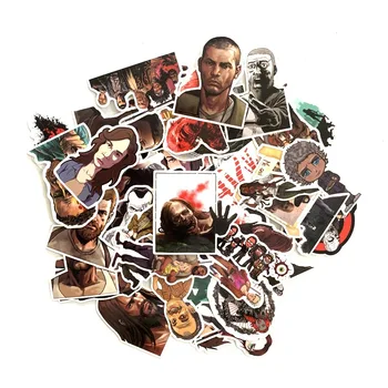 

50Pcs The Walking Dead Stickers For Suitcase Skateboard Laptop Luggage Fridge Phone Car Styling DIY Decal Sticker