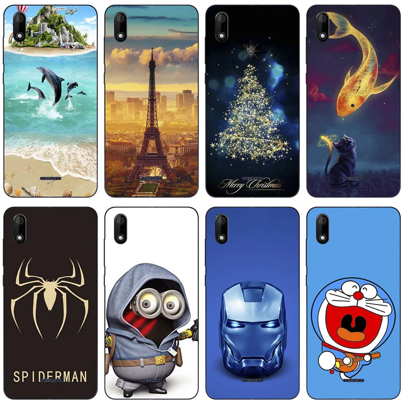 Soft silicone Phone Cases For Wiko Y50 Y60 Y70 Y80 TPU Material Case Back Cover Coque Print painting Flower style | Мобильные