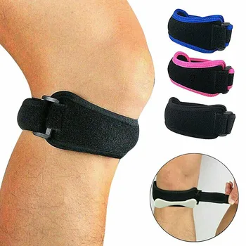 

1PCS Knee Patellar Tendon Knee Brace Pads Adjustable Running basketball Outdoor Sport Harm prevent Soft Brace Knee Protector