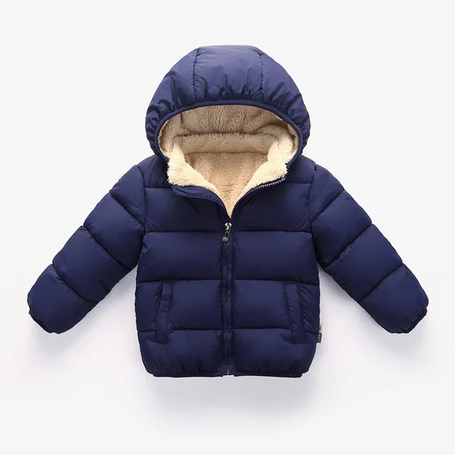 dark blue Детская куртка зимняя теплая 13, 5 и 6 лет мальчики куртка Динозавр для девочек пальто с героями мультфильмов для малышей, Детское пальто с капюшоном весна Костюмы Детская жилетка - Цвет: dark blue