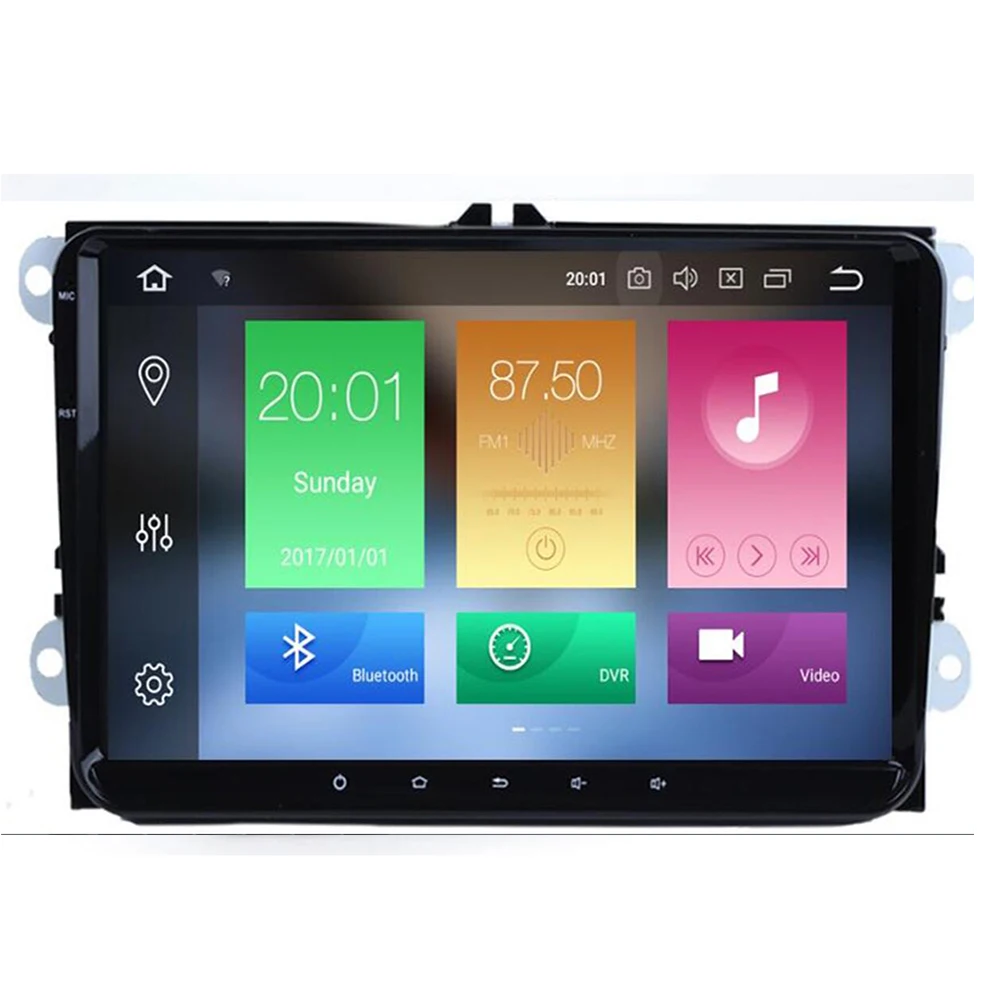 Sale PX5 9" Android 9.0 8 Core Car dvd Player 32G ROM 4G RAM Radio For VW Tiguan Touran Jetta Passat Polo Golf Skoda Superb Octavia 4