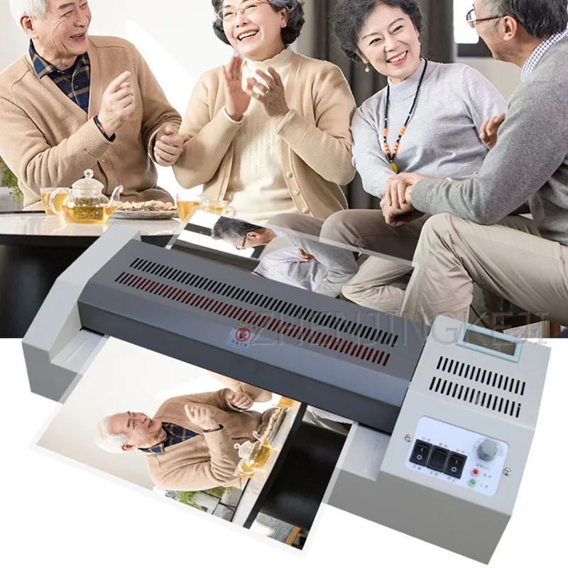 

A4 / A3 Photo Laminator Fully Automatic Digital Display LCD Electric Thermoplastic Commercial Laminating Tools Sealing Machine