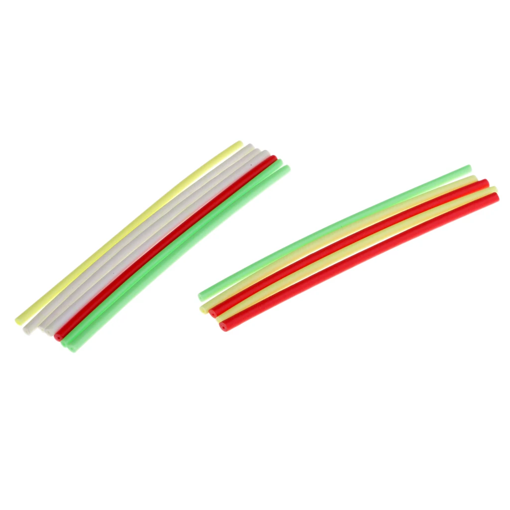 12pcs 16cm Fly Tying Material Foam Cylinders Parachute Floating Hoppers & Wiggle Floatant Dry Fly Fishing Accessories 4mm