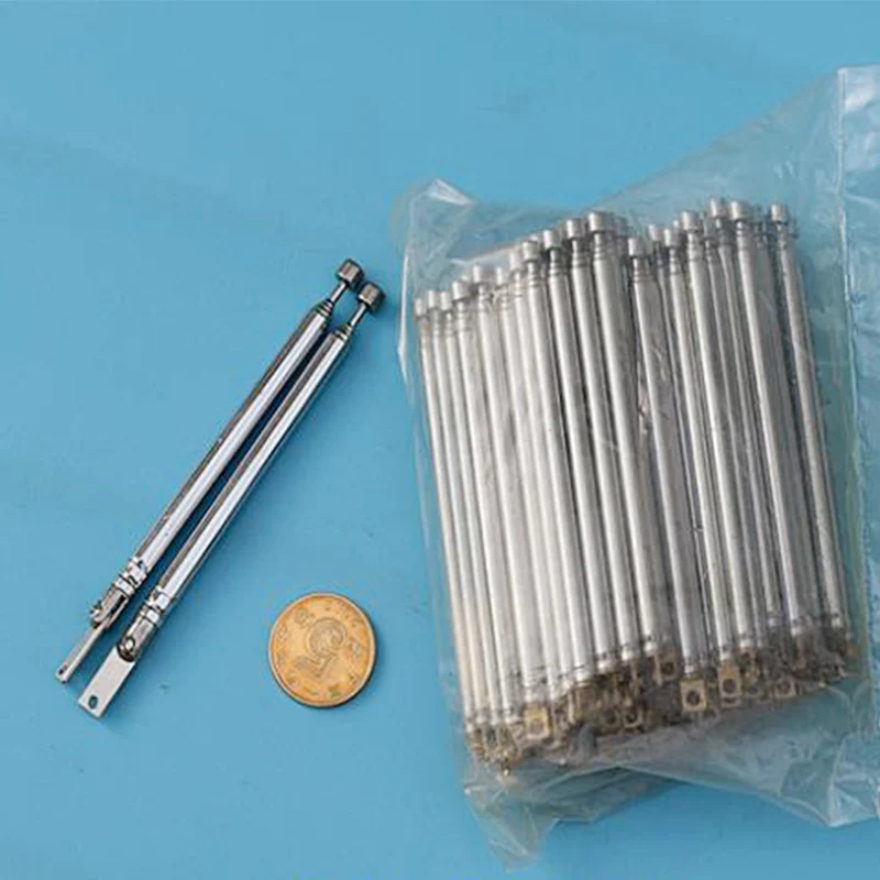 Radio Telescopic Rod Antenna 4 Sections Dielectric Remote Control Alarm Toy Car Aviation Model Airplane Antenna Toy Model